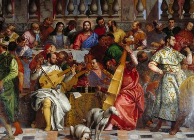 Le nozze di Cana, dettaglio: Cristo e la Vergine da Veronese