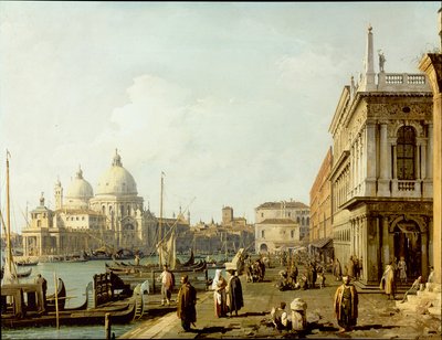 Venezia: una vista di Santa Maria della Salute e del Canal Grande dalla Piazzetta da Canaletto