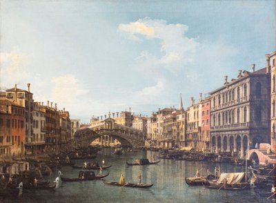 Veduta di Venezia con il ponte di Rialto da (1697 1768) Canaletto
