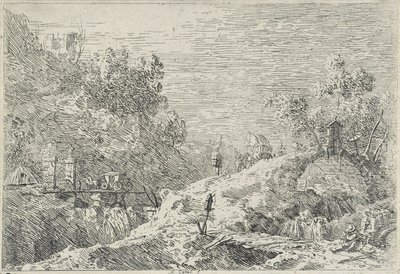 Paesaggi con cinque ponti da Canaletto