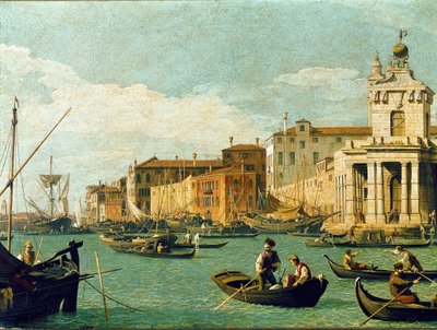Punta della Dogana e Canale della Giudecca, Venezia da Canaletto