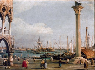 Veduta del Bacino di San Marco e della Chiesa di San Giorgio Maggiore dalla Piazzetta a Venezia da Canaletto
