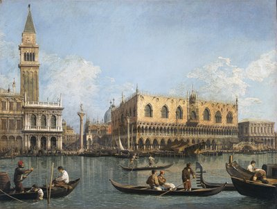 Veduta del bacino di San Marco dalla Punta della Dogana da Canaletto