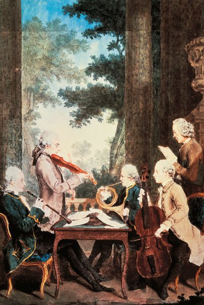 Concerto con oboe, violino, corno e violoncello da Carmontelle
