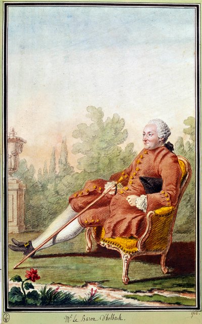 Ritratto di Paul Henri Dietrich, Barone d