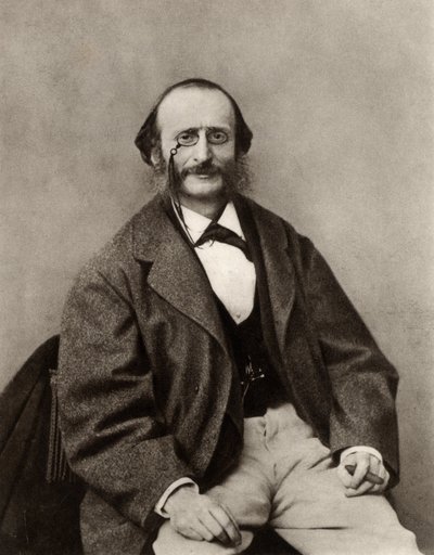 Jacques Offenbach (1819-1880) nato Jakob Levy Eberst Offenbach a Colonia. Compositore e direttore d