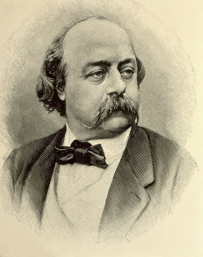 FLAUBERT, Gustave (1821-1880). Scrittore inglese. Incisione da (1820 1910) (after) Nadar