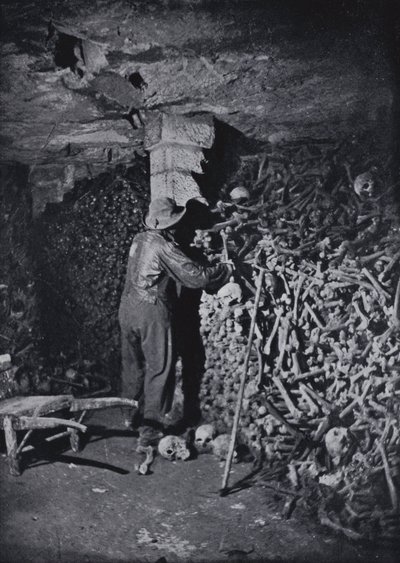 Nelle catacombe di Parigi da Nadar