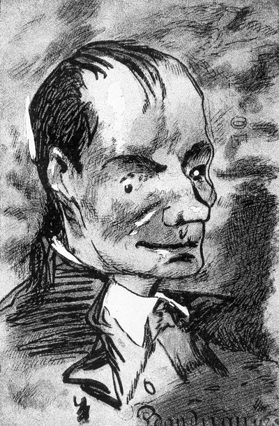 Ritratto di Baudelaire - disegno di Nadar da Nadar