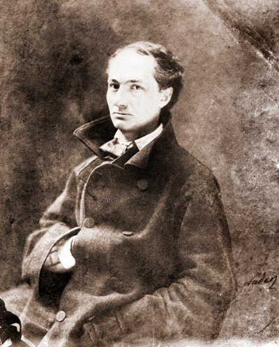 Ritratto di Charles Baudelaire, scrittore (1821-1867) - Fotografia di Nadar (Felix Tournachon) da Nadar