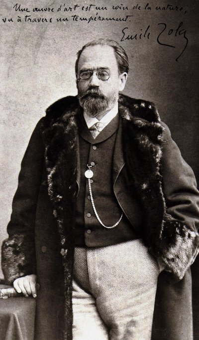 Ritratto di Emile Zola (1840-1902) di Nadar da Nadar