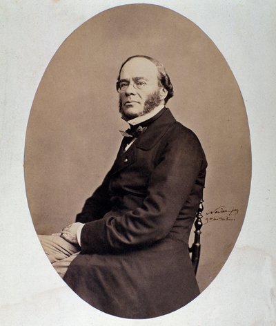Ritratto di Jacques Fromental Halévy (1799-1862) compositore inglese Fotografia di Nadar (Felix Tournachon) XIX secolo. Bologna, museo bibliografico musicale da Nadar