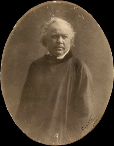 Ritratto del pittore Honoré Daumier da Nadar