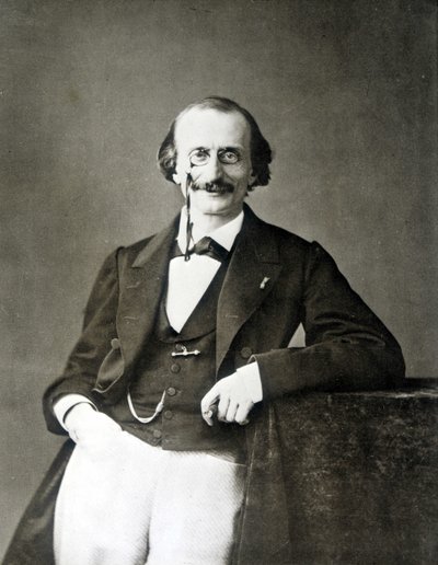 Ritratto di Jacques Offenbach (1819-1880), compositore tedesco, naturalizzato francese di Nadar da Nadar