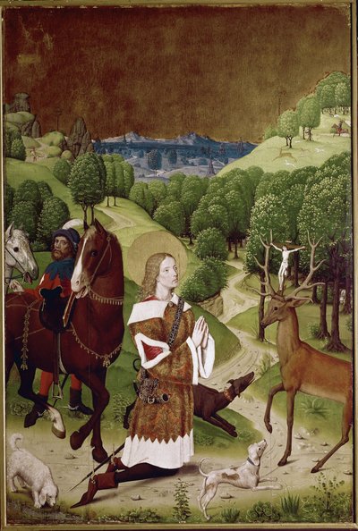 Conversione di San Uberto da (active c.1463 c.1490) Master of Wilten