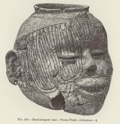 Vaso a forma di testa: Pecan Point, Arkansas da (after) American School