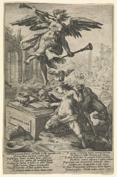Fama e Storia, dopo il 1586 da (after) Dutch School