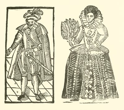 Illustrazione per The Roxburghe Ballads (xilografia) da (after) English School