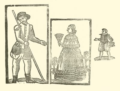 Illustrazione per The Roxburghe Ballads (xilografia) da (after) English School