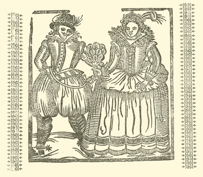 Illustrazione per The Roxburghe Ballads (xilografia) da (after) English School