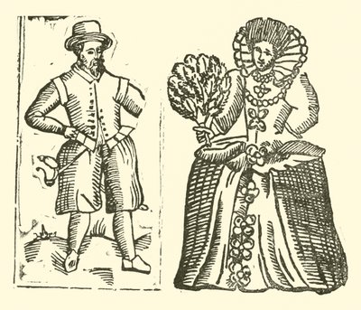 Illustrazione per The Roxburghe Ballads da (after) English School