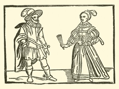 Illustrazione per The Roxburghe Ballads da (after) English School