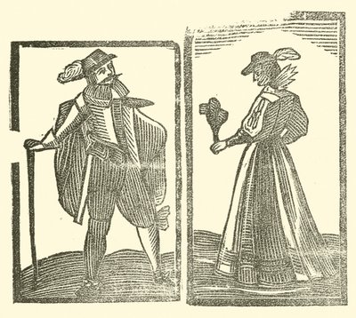 Illustrazione per The Roxburghe Ballads da (after) English School