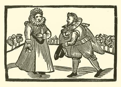 Illustrazione per The Roxburghe Ballads da (after) English School