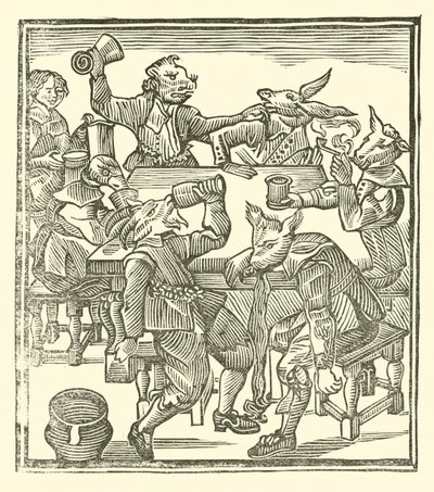 Illustrazione per The Roxburghe Ballads da (after) English School