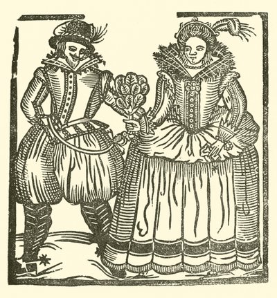 Illustrazione per The Roxburghe Ballads da (after) English School