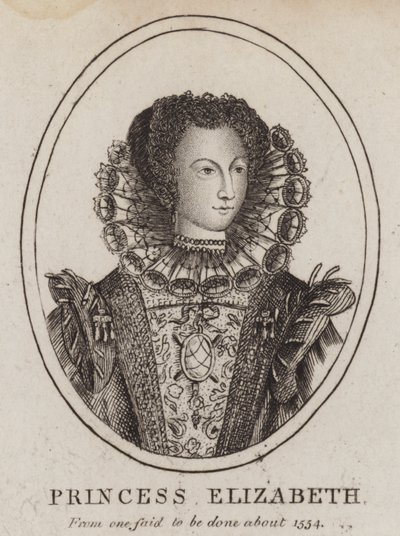 Principessa Elisabetta, figlia di Re Enrico VIII e Anna Bolena da (after) English School
