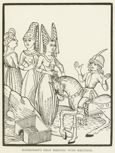 Il primo incontro di Raymondin con Melusine da (after) English School