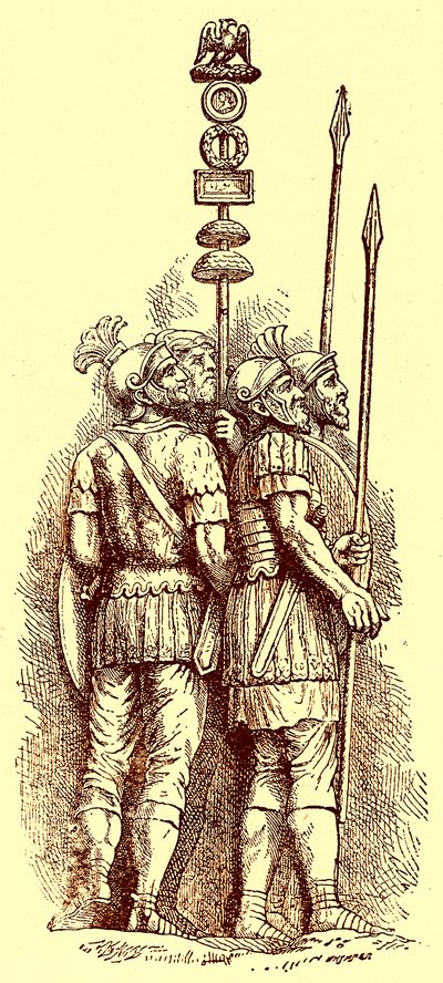Soldati romani, illustrazione per 