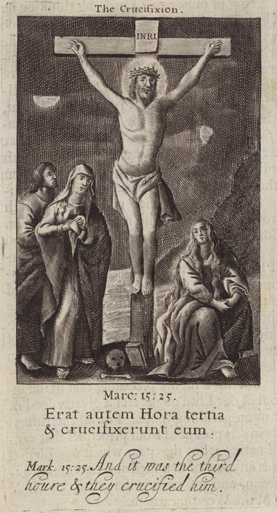 La Crocifissione di Gesù Cristo da (after) English School