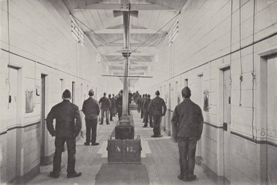 Una parata di teppisti, prigione di Borstal da (after) English photographer
