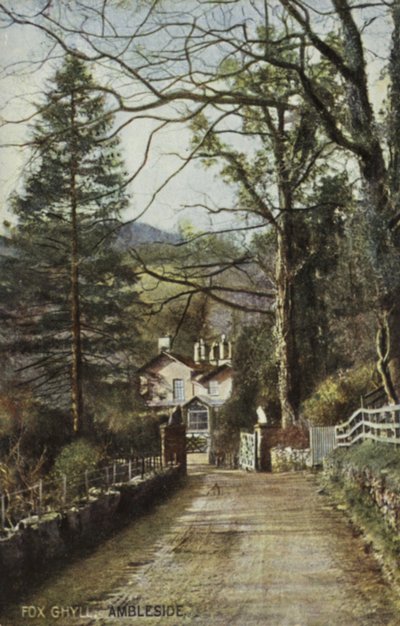 Fox Ghyll, Ambleside, Lake District (foto colorata) da (after) English photographer