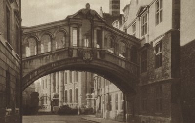 Hertford College, Il Ponte da (after) English photographer