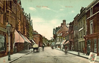 High Street, Bromley (foto a colori) da (after) English photographer