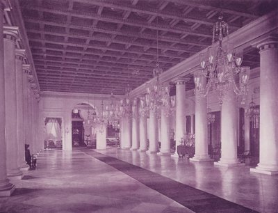 Sala di marmo, Government House, Calcutta da (after) English photographer