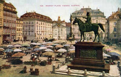 Piazza del Mercato, Vienna, Austria da (after) English photographer