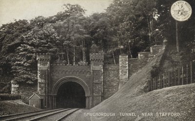 Tunnel di Shugborough, vicino a Stafford da (after) English photographer