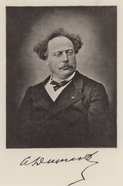 Alexandre Dumas il Giovane, romanziere francese da (after) French Photographer