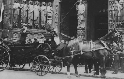 Alfonso XIII a Notre-Dame da (after) French Photographer