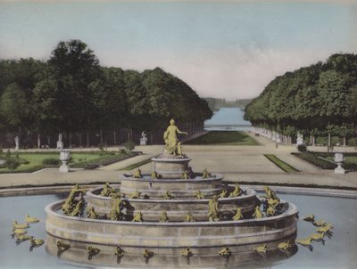 Bassin de Latone, Bacino di Latona (foto a colori) da (after) French Photographer