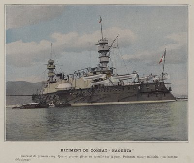 Nave da combattimento "Magenta" da (after) French Photographer