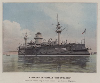 Nave da combattimento "Redoutable" da (after) French Photographer