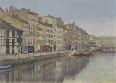 Bayonne, Un molo della Nive da (after) French Photographer