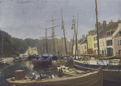 Belle-Ile-en-Mer, Port de Palais (foto colorata) da (after) French Photographer