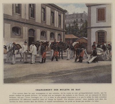 Caricamento dei muli da soma da (after) French Photographer