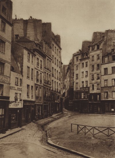 Angolo delle rue Jean-de-Beauvais e Lanneau da (after) French Photographer